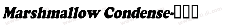 Marshmallow Condense字体转换